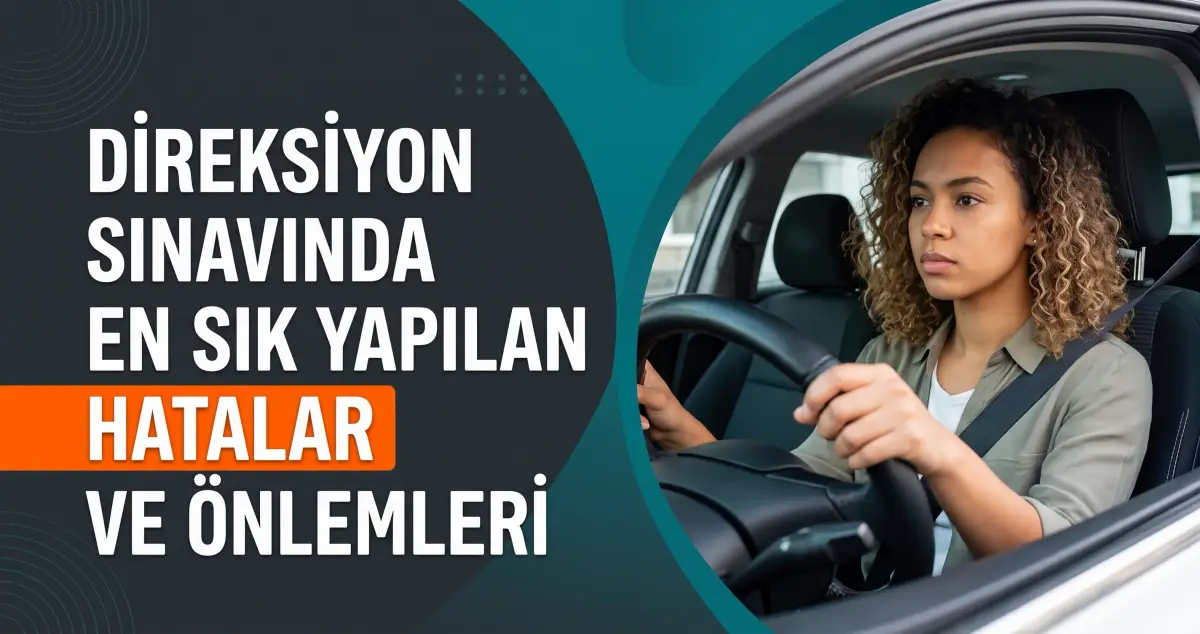 Direksiyon Sınavında En Sık Yapılan Hatalar ve Önlemleri